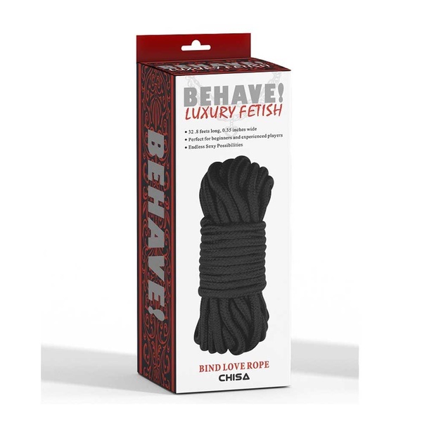 Мотузка для бондажа Chisa BEHAVE LUXURY FETISH bind love rope , CH13252