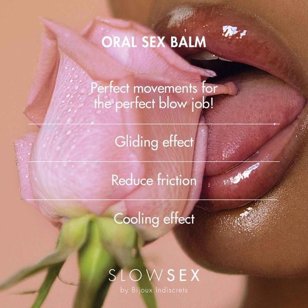 Стимулювальний бальзам для мінету Bijoux Indiscrets Slow Sex Oral sex balm , SO5902 SO5902 фото