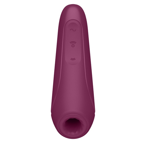 Вакуумный клиторальный стимулятор Satisfyer Curvy 1+ Rose Red с управлением через интернет SO3780 SO3780 фото