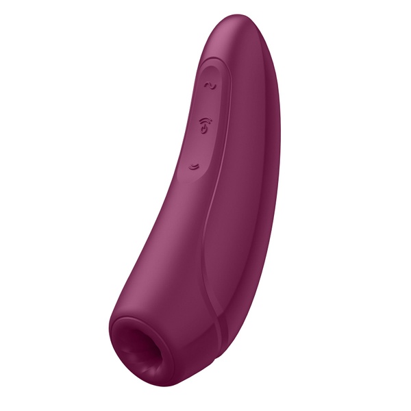 Вакуумный клиторальный стимулятор Satisfyer Curvy 1+ Rose Red с управлением через интернет SO3780 SO3780 фото