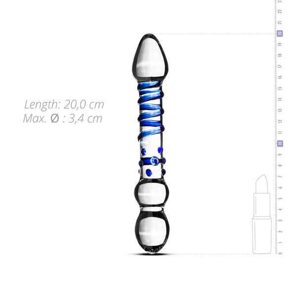 Скляний дилдо Gildo Glass Dildo No. 21 , SO4589