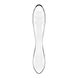 Двосторонній скляний дилдо Satisfyer Dazzling Crystal 1 Transparent, дуже міцний, без стопера , SO8785