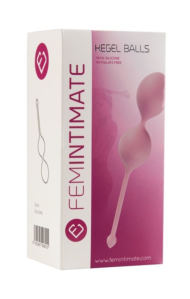 Вагинальные шарики Femintimate Kegel Balls, диаметр 3,5 см, масса 77 г Розовый FM40601 FM40601 фото