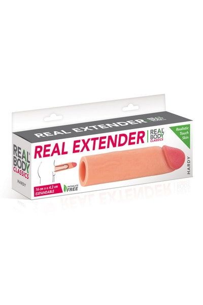 Насадка на член Real Body — Real Extender HARDY з відкритою головкою , SO3718 SO3718 фото