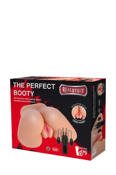 3D Мастурбатор з вібрацією REALSTUFF the PERFECT BOOTY , DT21552