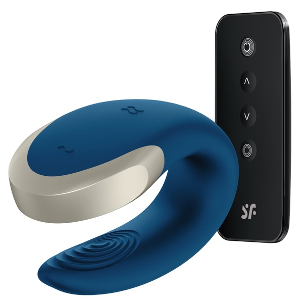 Смарт-вібратор для пар Satisfyer Double Love (Blue) , SO4929 SO4929 фото