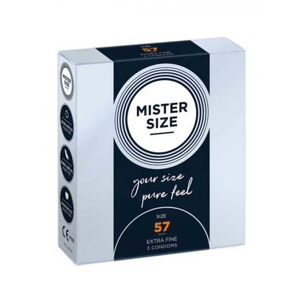 Презервативы Mister Size 57mm pack of 3 , 4137200000 4137200000 фото