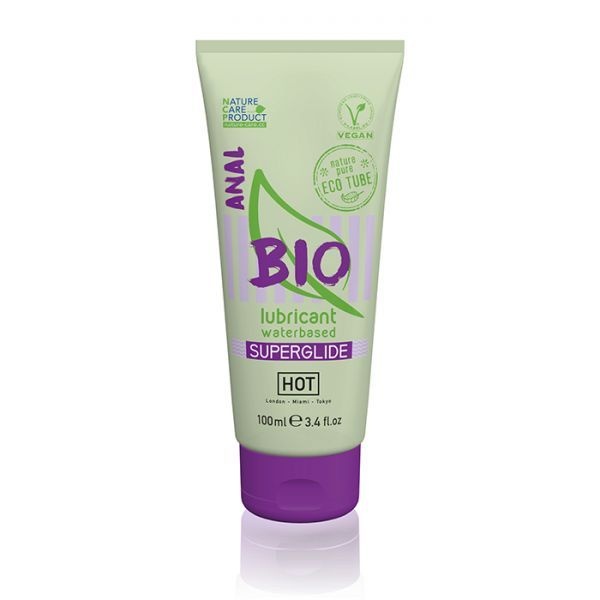 Анальный лубрикант на водной основе Hot Bio lubricant Superglide Anal, 100 мл , HOT44181