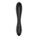 Двосторонній скляний дилдо Satisfyer Dazzling Crystal 1 Black, дуже міцний, без стопера , SO8786