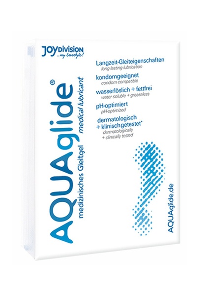 Набір із 6 сашеток, лубрикант AQUAglide 3 мл, на водній основі, нейтральний, JD11722 JD11722 фото