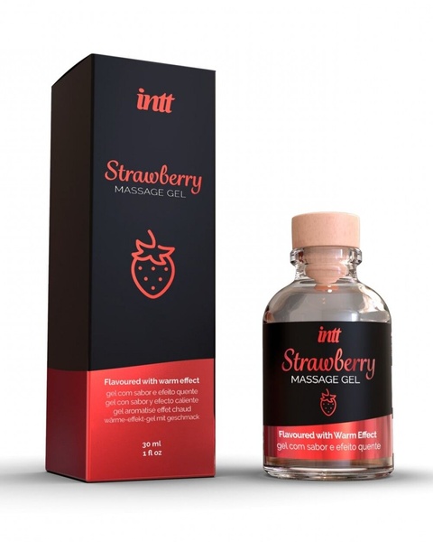 Массажный гель для интимных зон Intt Strawberry (30 мл) SO5593 SO5593 фото