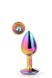 DT21782 Радужная анальная пробка GLEAMING LOVE MULTICOLOUR PLUG MEDIUM , DT21782