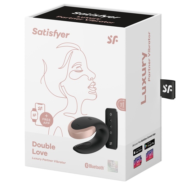 Смарт-вібратор для пар Satisfyer Double Love (Black) , SO4930 SO4930 фото