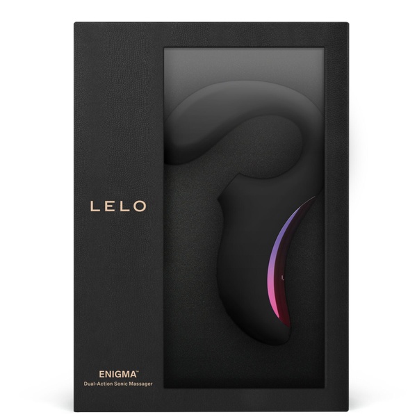 Кліторально-вагінальний звуковий стимулятор LELO Enigma Black , SO8070 SO8070 фото