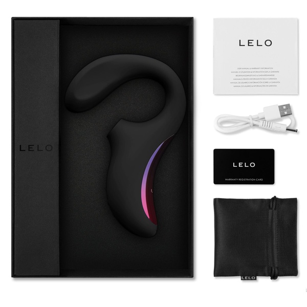 Клиторально-вагинальный звуковой стимулятор LELO Enigma Black SO8070 SO8070 фото