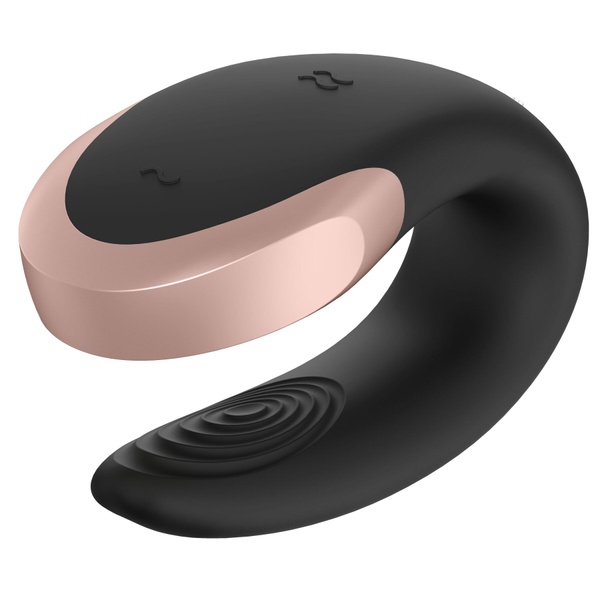 Смарт-вібратор для пар Satisfyer Double Love (Black) , SO4930 SO4930 фото