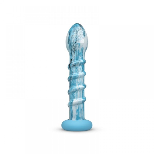 Анальная пробка Gildo - Ocean Wave Glass Dildo , G05297