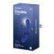 Двусторонний стеклянный дилдо Satisfyer Double Crystal Light blue, боросиликатное стекло, унисекс SO8787