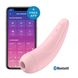 Вакуумный клиторальный стимулятор Satisfyer Curvy 2+ Pink с управлением через интернет SO3782 SO3782 фото 1