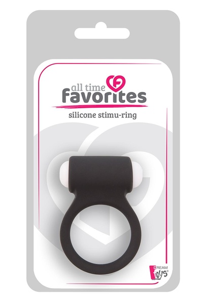 Эрекционное кольцо LIT-UP SILICONE STIMU RING 3, BLACK , DT21158