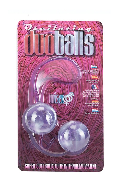 Вагінальні кульки Marbelized DUO BALLS, PINK , DT50504