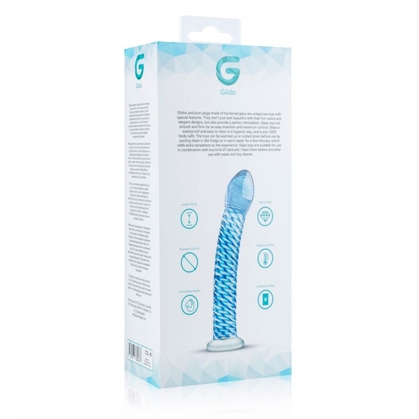 Фалоиммитатор стекло Gildo Glass Dildo No.05 , G60438