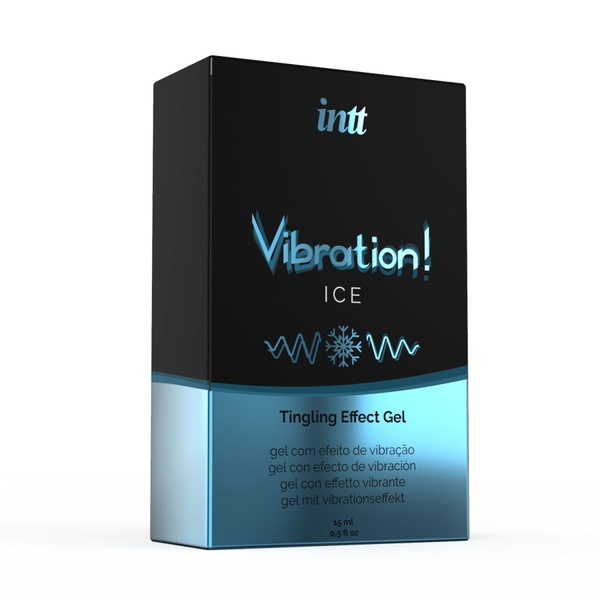 Жидкий вибратор Intt Vibration Ice (15 мл), густой гель, очень необычный, действует до 30 минут SO2920 SO2920 фото