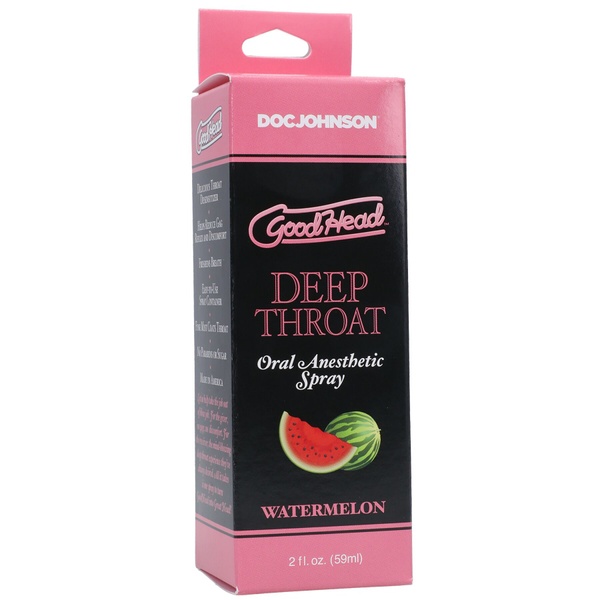 Спрей для мінету Doc Johnson GoodHead DeepThroat Spray - Watermelon 59 мл для глибокого мінету , SO3491 SO3491 фото