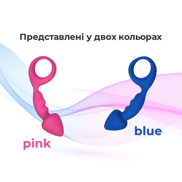 Анальная пробка Adrien Lastic Budy Pink со стимулирующей ножкой, макс. диаметр 2,5см Розовый AD20081 AD20081 фото