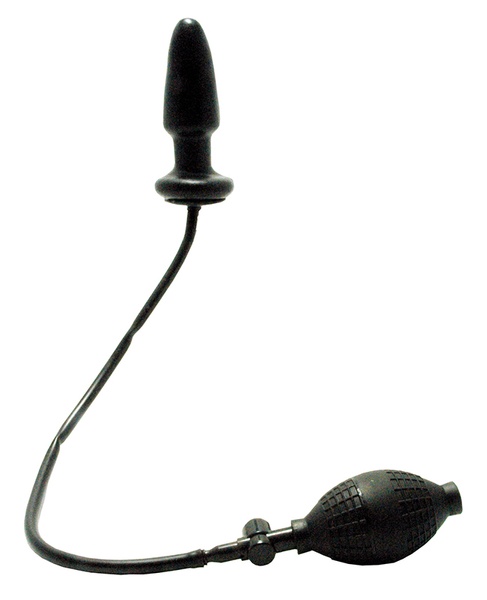 Анальна пробка з вібрацією та накачуванням Fanny Hill''s Black Buttplug , DT50377