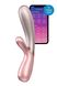 Двойной смарт вибратор с функцией нагрева Satisfyer Hot Lover Pink , T360179