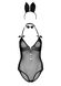 Костюм кролика Daring Intimates Classic Bunny, 3 предмета, черный, S/M , DI75202