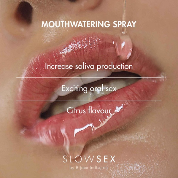 Спрей для посилення слиновиділення Bijoux Indiscrets Slow Sex Mouthwatering spray , SO5908 SO5908 фото