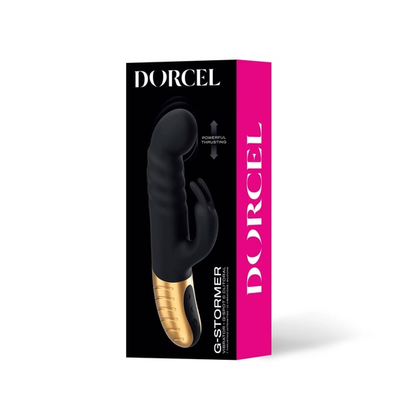 Вибратор Dorcel G-STORMER с возвратно-поступательным движением головки, стимуляция точки G Черный/золотистый SO2842 SO2842 фото