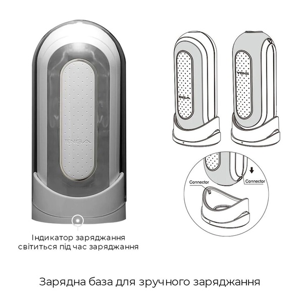 Вибромастурбатор Tenga Flip Zero Electronic Vibration White, изменяемая интенсивность, раскладной Белый SO2010 SO2010 фото