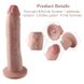 Фалоімітатор 10.2″ з вібрацією для секс-машин Hismith Silicone Dildo with Vibe, KlicLok, пульт ДК , SO6211 SO6211 фото 3