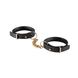 Наручники из экокожи Bijoux Indiscrets Maze – Thin Handcuffs Black Черный/золотистый SO5912 SO5912 фото 1