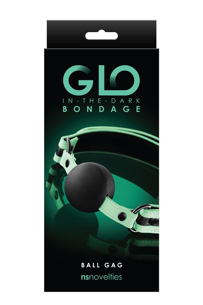 Кляп светящийся NS Novelties GLO BONDAGE BALL GAG , T280853