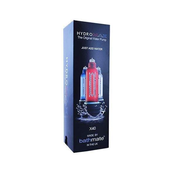 Гідро Bathmate Hydromax 9 Red (X40), для члена довжиною від 18 до 23см, діаметр до 5,5 см Червоний, HM-40-BR HM-40-BR фото