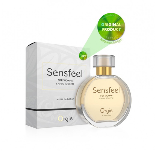 Женская туалетная вода Orgie SENSFEEL + афродизиак, 50 мл , OR51751