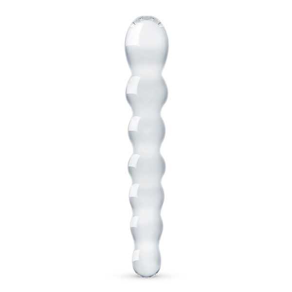 Скляний дилдо у вигляді намистин Gildo Glass Dildo No. 19 , SO4419