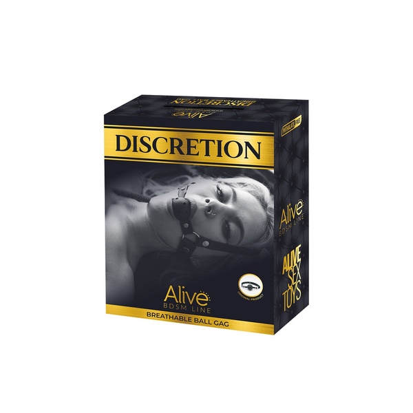 Воздухопроницаемый кляп Alive Discretion Red SO5996 SO5996 фото