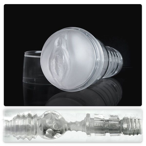 Мастурбатор-вагина Fleshlight Ice Lady Crystal, полупрозрачный материал и корпус Прозрачный F19006 F19006 фото