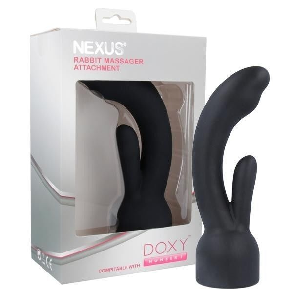 Насадка для вібромасажера Doxy Number 3 - Nexus Rabbit Massager у вигляді вібратора-кролика , SO3070 SO3070 фото