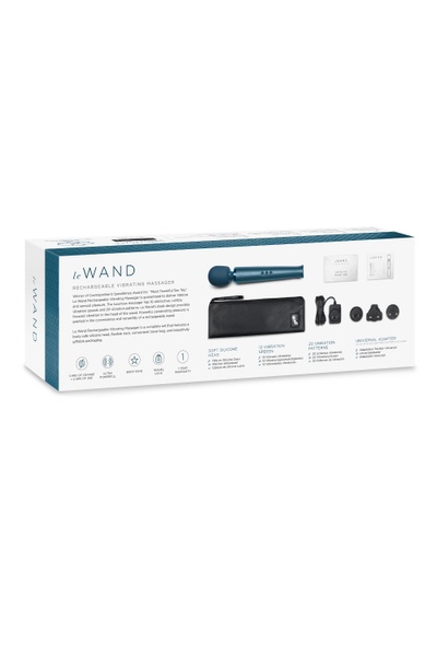 Вібратор мікрофон Le Wand RECHARGEABLE MASSAGER, тихоокеанський синій, LW-001 PFB