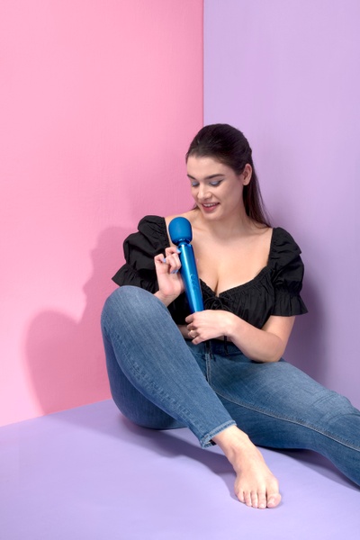 Вібратор мікрофон Le Wand RECHARGEABLE MASSAGER, тихоокеанський синій, LW-001 PFB