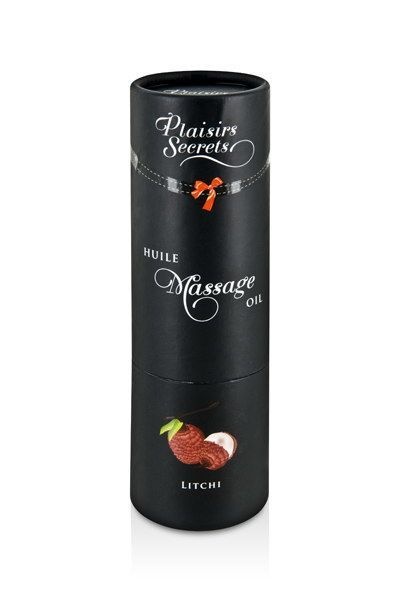 Массажное масло Plaisirs Secrets Litchi (59 мл) с афродизиаками, съедобное, подарочная упаковка SO1835 SO1835 фото