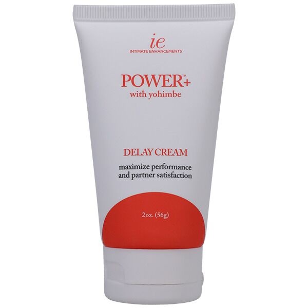 Потужний крем-пролонгатор Doc Johnson Power+with Yohimbe Delay Cream For Men, екстракт Йохимбе, 56 г , SO4541 SO4541 фото