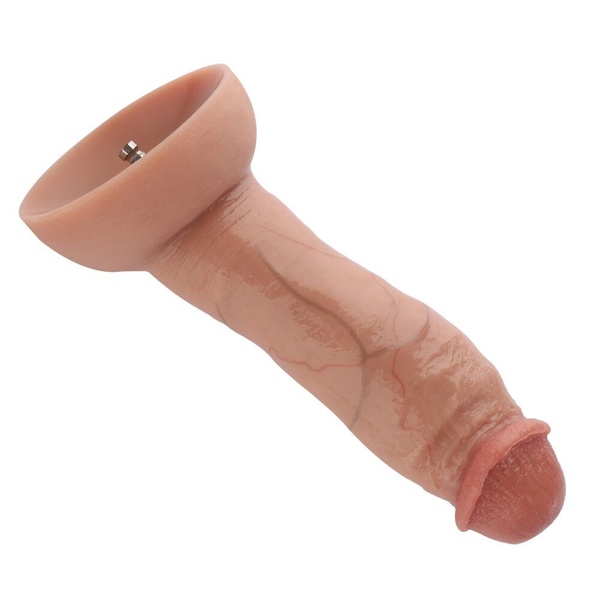 Гіперреалістичний фалоімітатор для секс-машин Hismith Hyper Realistic Silicone Dildo, KlicLok , SO6213 SO6213 фото