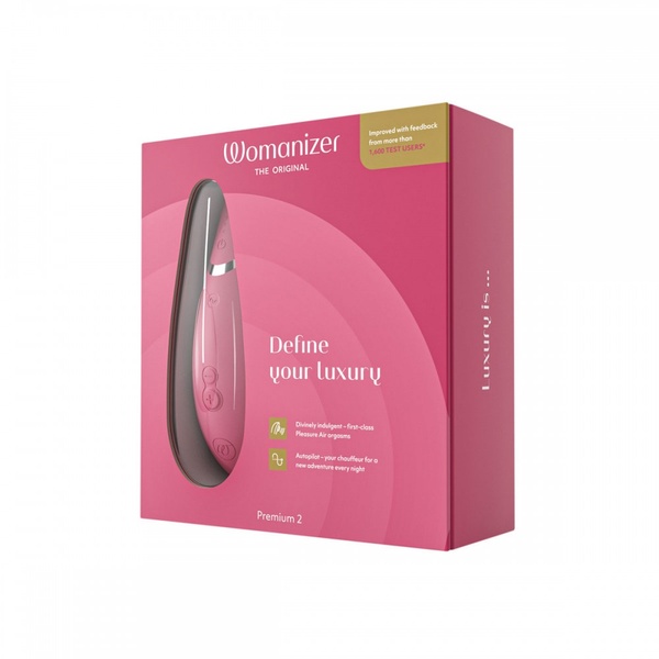 Вакуумний кліторальний стимулятор Womanizer Premium 2 Respberry , W44081